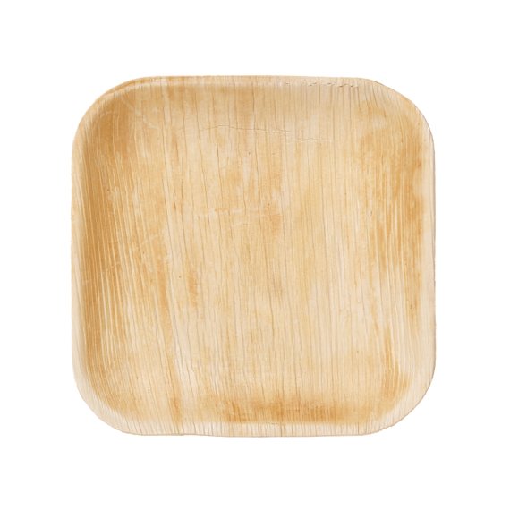 Palm Leaf Square Plates 6" Inch (Set of 100/50/25)